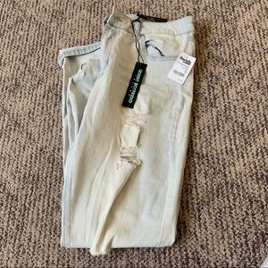 Charlotte Russe Light Wash Skinny Boyfriend Jeans